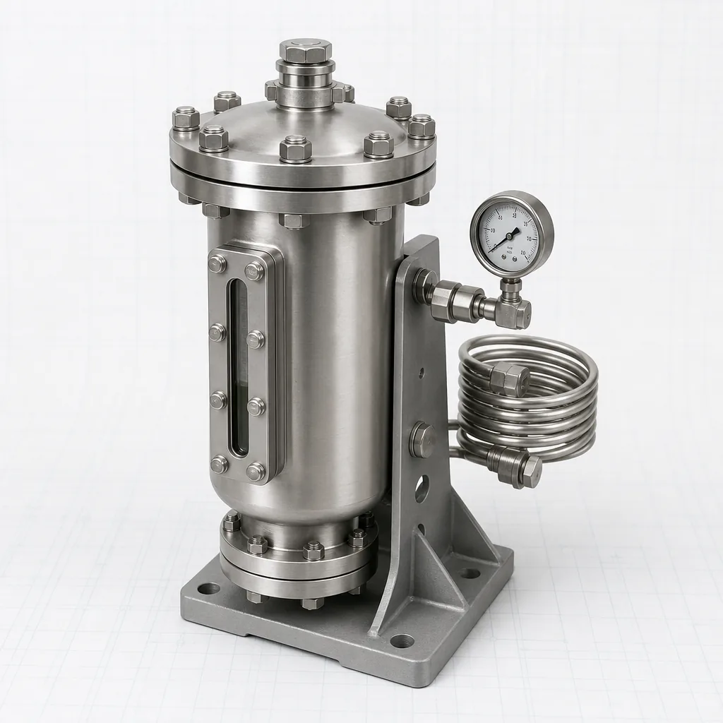 Series SS-120 Barrier Fluid Pot, Plan 52
